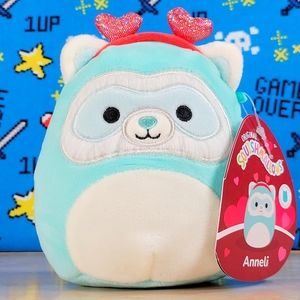 Squishmallow Anneli The Ferret 5" UltraSoft Valentine's Day Toy Plush NWT